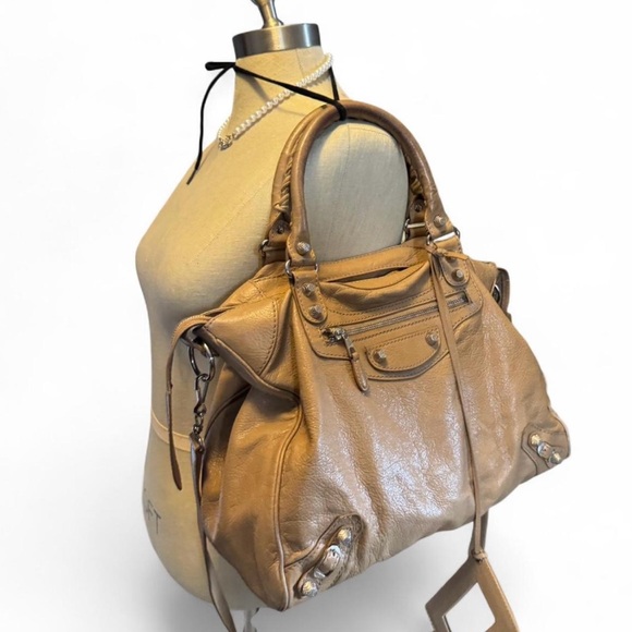 Balenciaga Tan City Bag Authentic Vintage - Picture 2 of 8